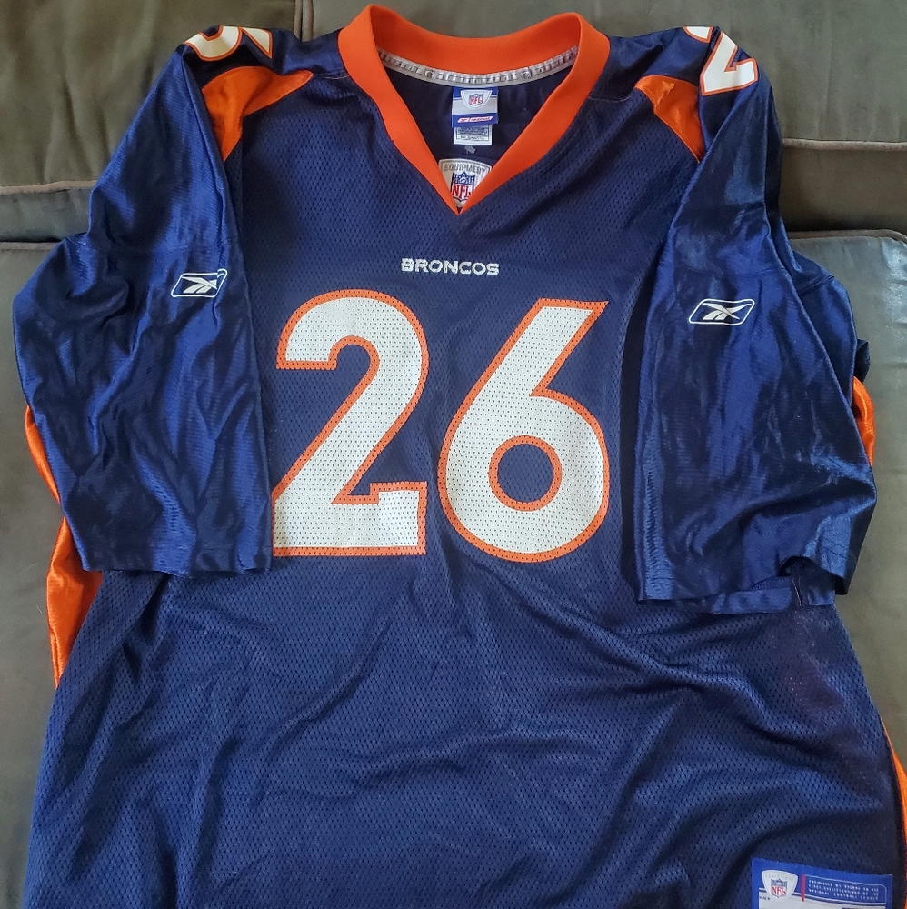 Reebok NFL equipment broncos Bell #26 jersey